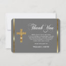 Search for religious funeral thank you cards Cross