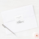 Search for floral border square wedding stickers Newly weds
