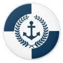 Search for navy blue knobs and pulls Anchor
