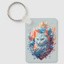 Search for fire and ice key rings Blue