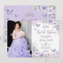 Search for purple and silver sweet 16 invitations For kids