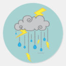 Search for stormy clouds stickers Rain