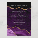 Search for purple glitter wedding invitations Elegant