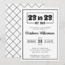 Search for 23rd birthday invitations Twenty three