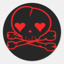 Search for kawaii goth stickers Black