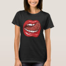 Search for lips tongue tshirts Red