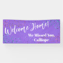 Search for welcome home banners Celebration