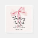 Search for bridal shower napkins Coquette