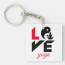 Search for love yoga key rings Lotus