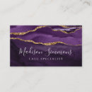 Search for purple and gold business cards Geode