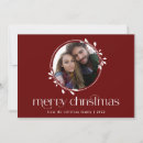 Search for one photo christmas cards Red