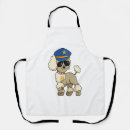 Search for funny policeman aprons Dog