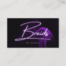 Search for hair braiding business cards Beauty salon