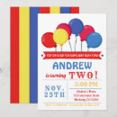 Search for blue and yellow birthday invitations Modern