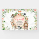 Search for animal baby shower banners Woodland