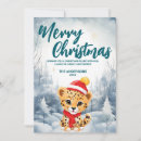 Search for snow leopard christmas cards Xmas