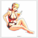 Search for pinup girl stickers Blonde