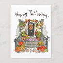 Search for spooky cat postcards Fall