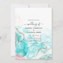 Search for gold and coral wedding invitations Watercolor