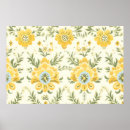Search for daisy flower pattern posters Vintage