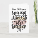 Search for music teacher thank you cards Appreciation