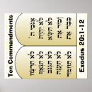 Search for 10 commandements posters Scripture