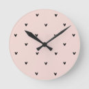Search for pink heart clocks Hearts