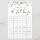 Search for elegant floral bridal shower games Watercolor