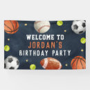 Search for sports birthday banners Boys