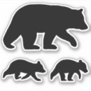 Search for black bear stickers Silhouette