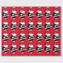 Search for black santa wrapping paper Saint nicholas