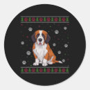 Search for saint bernard stickers Christmas tree