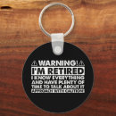 Search for funny retirement key rings Retired