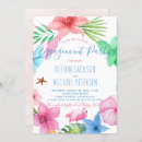 Search for luau engagement party invitations Hibiscus