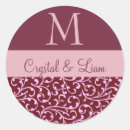 Search for paisley wedding stickers Pink
