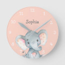 Search for pink elephant nursery art Cute