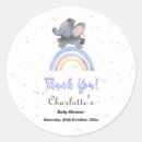 Search for colourful elephants stickers Rainbow