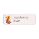 Search for tabby cat return address labels Feline