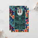 Search for luau sweet 16 invitations Hibiscus