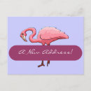 Search for flamingo moving announcement cards Pink