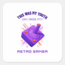 Search for retro gamer stickers Joystick