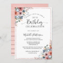 Search for blush pink 50th birthday invitations Rose gold