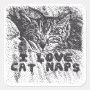 Search for sleeping cat stickers Feline