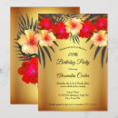 Search for hibiscus birthday invitations Flowers