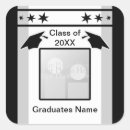 Search for graduation frame stickers Black