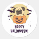 Search for pug stickers Halloween
