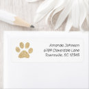 Search for paw return address labels Chic