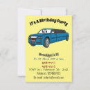 Search for limousine birthday invitations Luxury