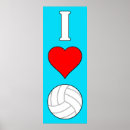 Search for volleyball posters I love volleyball