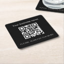 Search for qr code coasters Black